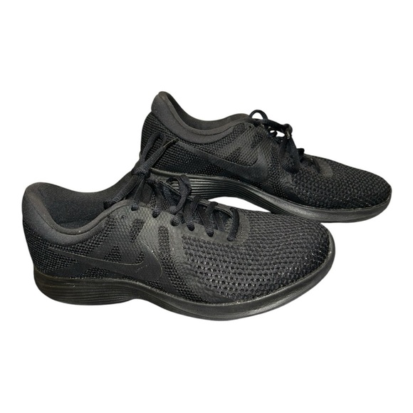 Nike Revolution 4 ‘Triple Black’ Women’s Sneakers – Size 9 USA pre-loved - Picture 9 of 12